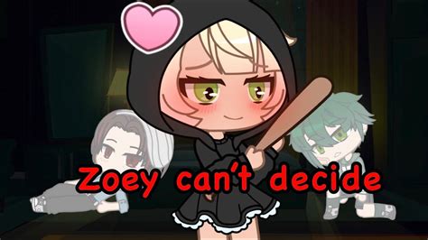 zoey can t decide ~ the music freaks ~ ⚠️ flash warning ⚠️ ~ yandere zoey youtube