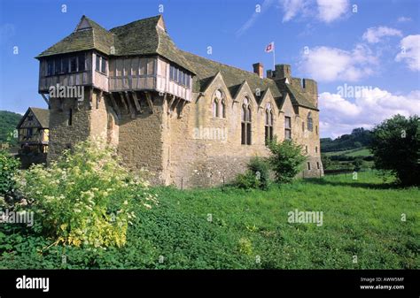 Stokesay Castle Shropshire England Uk Medieval Fortified House