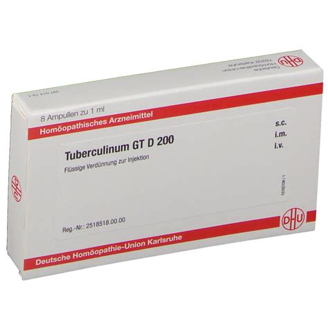 Dhu Tuberculinum Gt D200 8x1 Ml Shop Apotheke