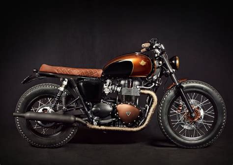 Triumph Bonneville Custom By Ton Up Garage Triumph Bonneville T100