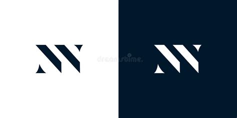 Abstract letter NN logo stock vector. Illustration of emblem - 202275117