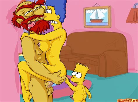 Post Bart Simpson Comics Toons Groundskeeper Willie Marge