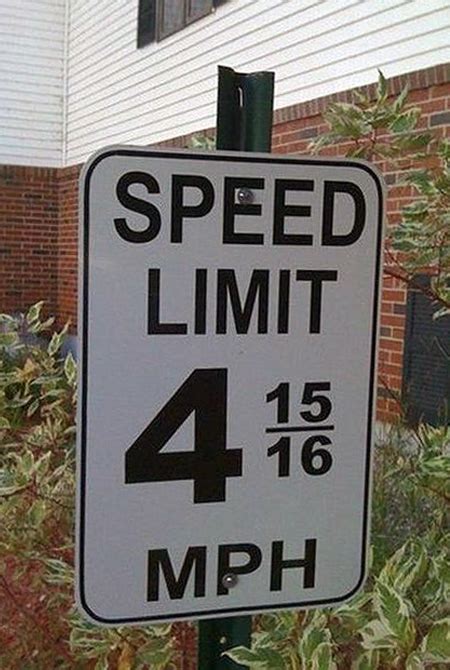 Funny Speed Limit Sign Designed For Math Geeks Techeblog