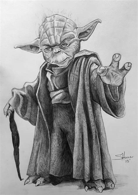 Yoda Drawing By Shane Derek On Deviantart