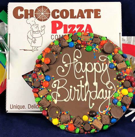Picking out the best birthday gift can be tricky, but only if you overthink it. Birthday Gifts Chocolate Pizza | hand decorated avalanche ...
