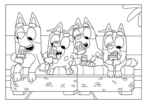 The Best Bluey And Bingo Colouring In References