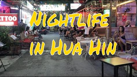Hua Hin Night Walk In Nightlife Soi Bintabaht Walking Street 2019 Youtube