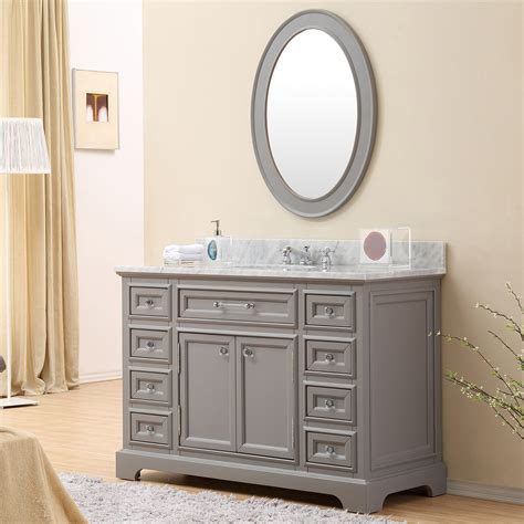 48 Inch Traditional Bathroom Vanity Gray Finish