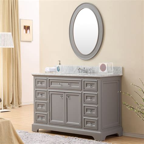 48 inch Traditional Bathroom Vanity Gray Finish