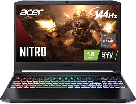 Acer Nitro 5 Gaming Laptop R9 5900HX RTX 3080 8GB 32GB DDR4