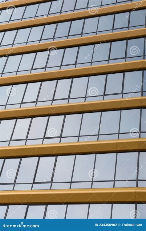 Glass Windows Of A Modern Office Building Business Concept Stock Photo