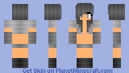 Mob Talker Skeleton Girl My Way Minecraft Skin