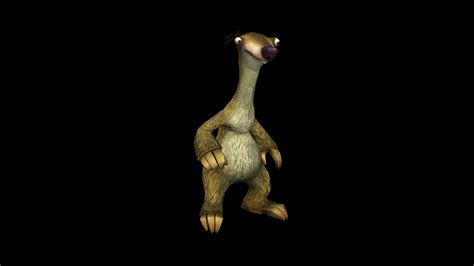 3D model of Sid from Ice Age by m4r3k0001 on DeviantArt