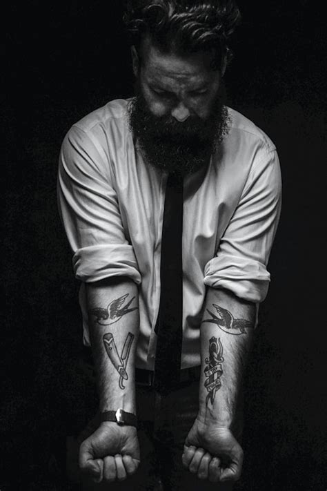 Barber Matty Conrad Recounts The Personal Stories Behind His Tattoos
