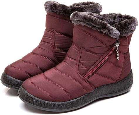 botas de nieve de felpa para mujer botas de invierno impermeables
