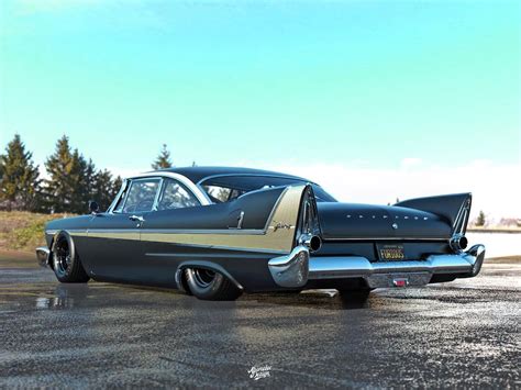 Plymouth Black Fury Mixes Hemi Muscle And Nascar Chassis In Dark