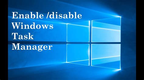 The default download manager in android isn't impressive at all , follow these steps to stop 1. Enable /disable Windows Task Manager - YouTube