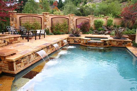 Pool And Landscape Development Custom Swimming Pools Landscaping Backyard Patios