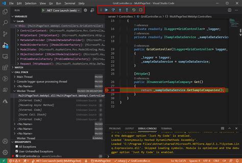 How To Debug Asp Net Core In Visual Studio Code Design Talk