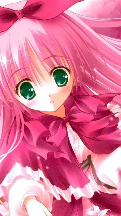 Looking for the best wallpapers? Wallpaper Cute pink hair anime girl 1920x1200 HD Picture, Image