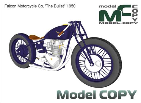Falcon Motorcycle Co The Bullet 1950 3d Model 13656 Model
