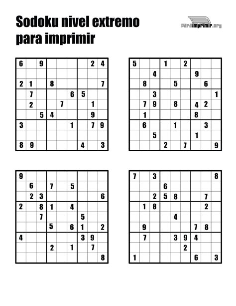 Sudoku Hard Puzzles Sudoku Puzzles
