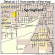 Springfield Illinois Street Map 1772000