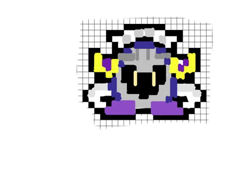 Meta Knight Pixel Art Ibispaint