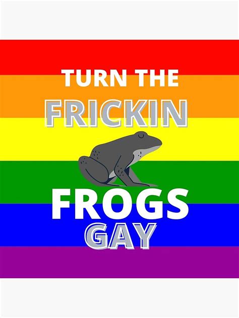 Turn The Frickin Frogs Gay Alex Jones Inspired Design Postcard For Sale By Missmuffinsart