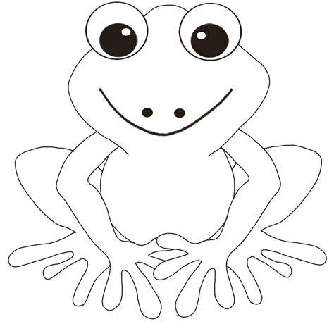 Frog Coloring Pages - Kidsuki