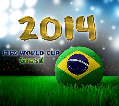 World Cup 2014 Brazil Fifa Flag Football World Cup Hd Wallpaper