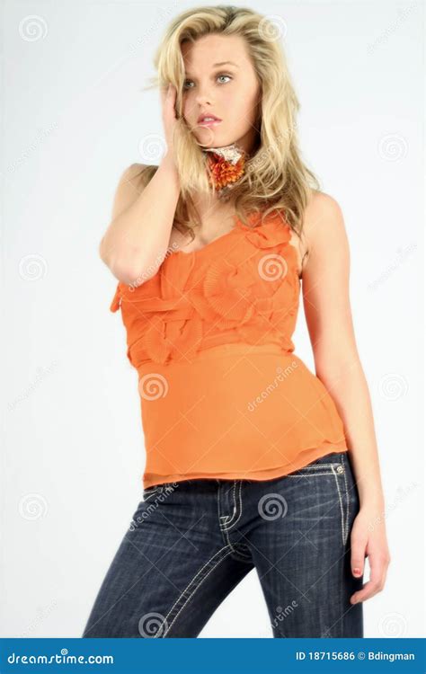 Cute Blonde Teen Royalty Free Stock Image Image 18715686