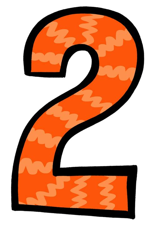 Number 2 Clipart Orange Number 2 Orange Transparent Free For Download