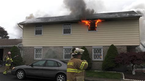 Early Video Firefighters Make Attack On This House Fire