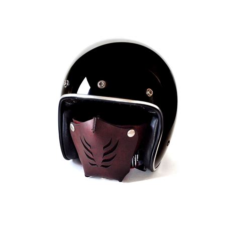Leather Motorcycle Masks By Sunday Academy Leather Motorcycle Mask