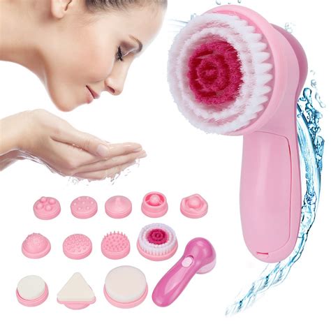 100 brand new electric facial brush 12 1 multifunction electronic face facial cleansing brush