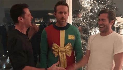 Ryan Reynolds Tricked Into Wearing Ugly Christmas Sweater By Celeb