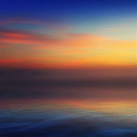 Horizon 4k Wallpaper Landscape River Morning Fog Crescent Moon 5k