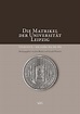 Buch und Volltext-Download „Die Matrikel der Universität Leipzig ...