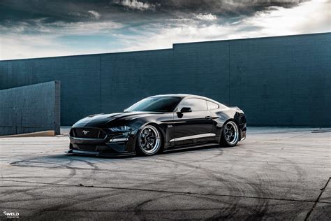 Black Bagged Ford Mustang S550 Weld S71 Wheels