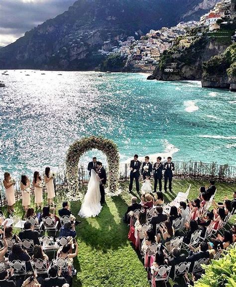 This Gorgeous Wedding In The Amalfi Coast🌿💛 Italy Wedding Dream