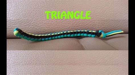 Should you start learning on trees with very hard skins, it would be quite difficult to make it. How to Do the Triangle Stitch (3-Stich) - YouTube