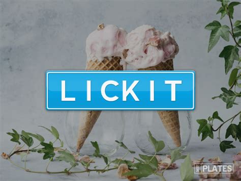 Lickit Lick It Number Plates For Sale Wa Mrplates