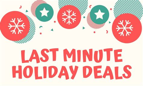 Handy Round Up Of Last Minute T Ideas Holiday Deals And Discount