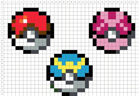 Poké Ball Pokémon Pixel Art