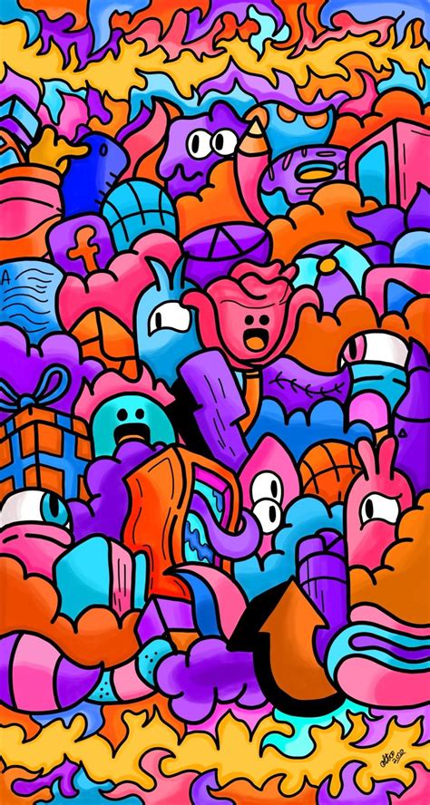 Full Page Digital Doodle In 2020 Doodle Art Drawing Graffiti Drawing
