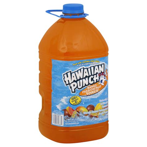 Hawaiian Punch Fruit Punch Mango Passionfruit Squeeze 1 Gl 378 Lt