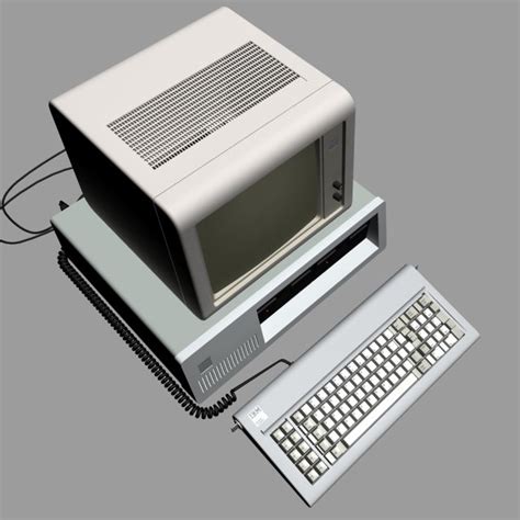 Ibm 5150 Personal Computer 3d Model In Computer 3dexport