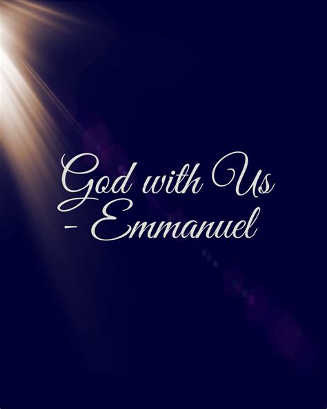 Emmanuel God With Us Quotes Shortquotescc