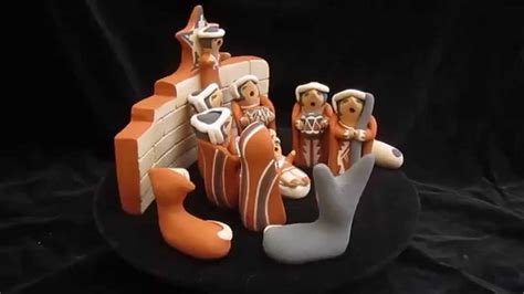 Jemez Pueblo Pottery Nativity By Judy Toya Youtube